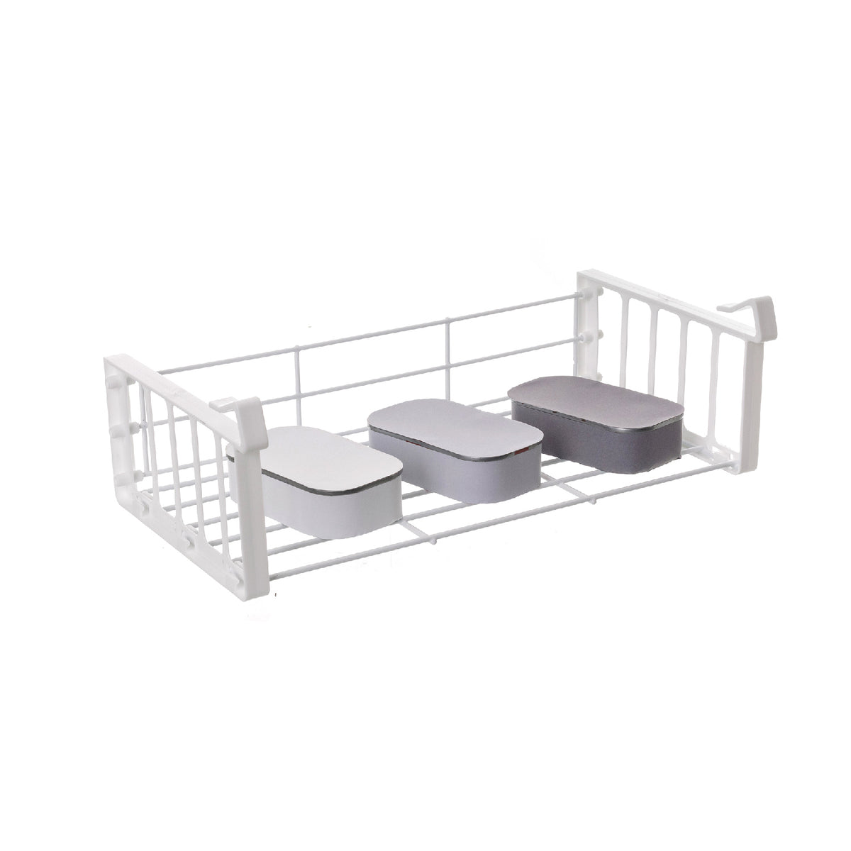 Canasto Interior Mueble Cocina Mediano Blanco