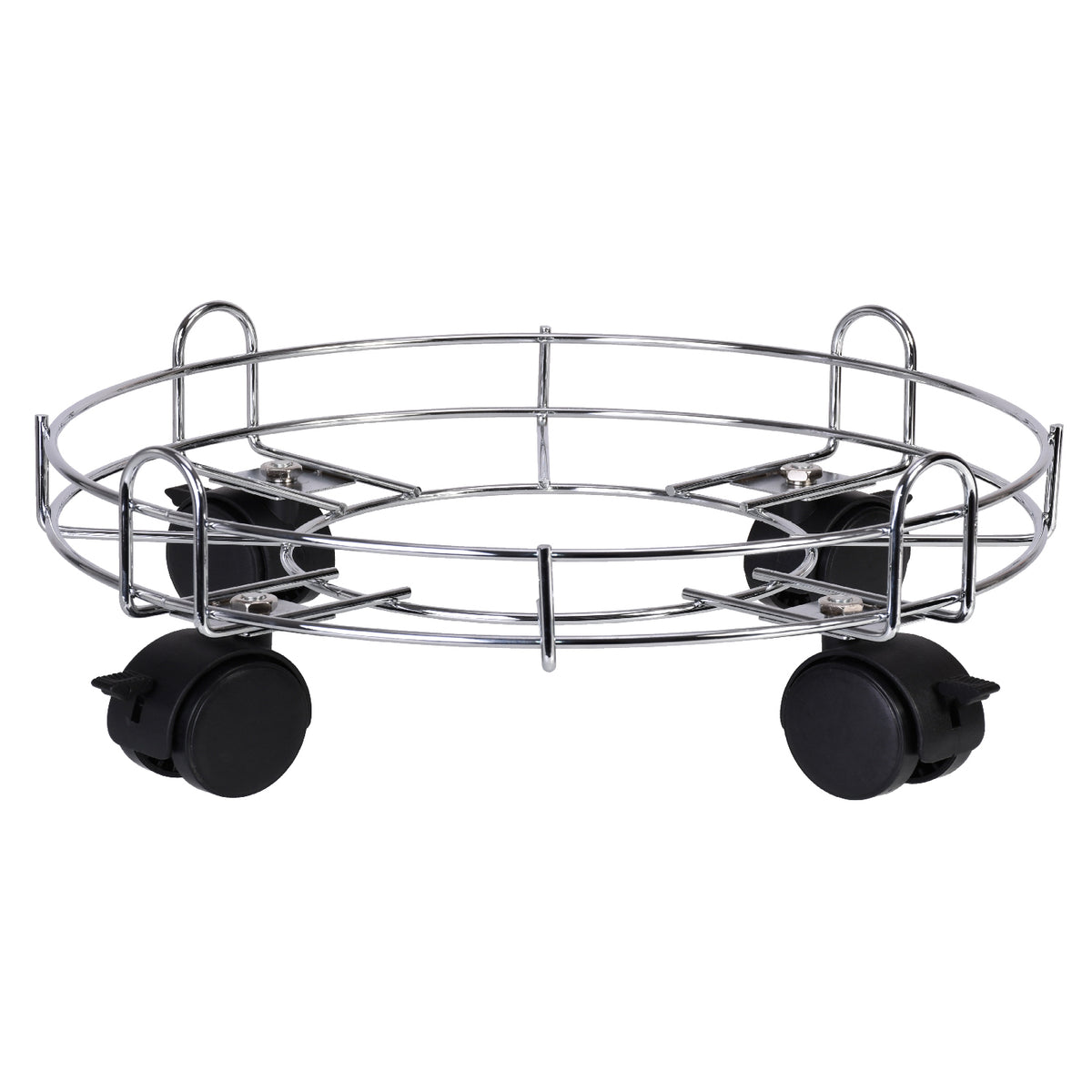 Soporte Base Móvil Pluton Circular Cromado