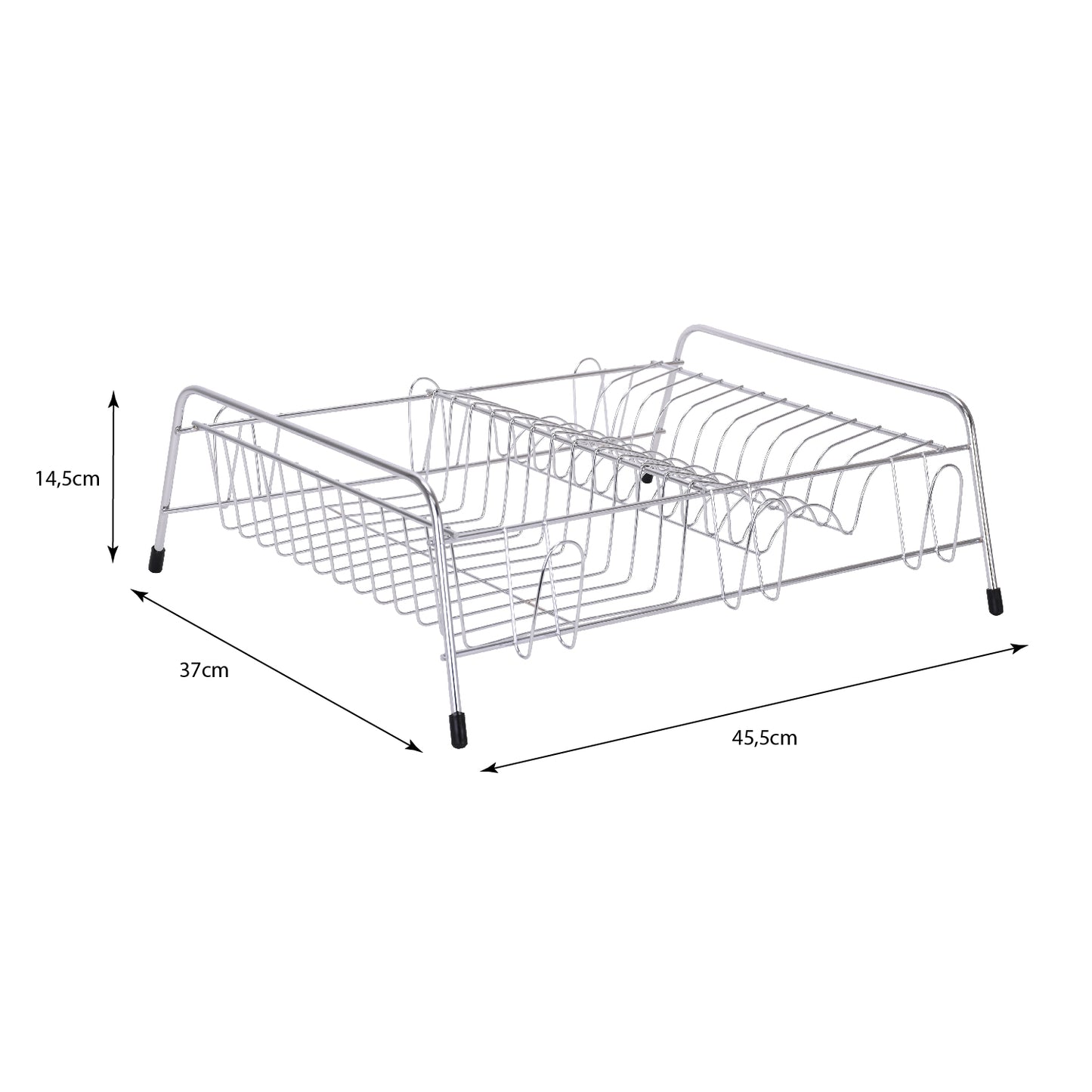 Secaplatos Escurridor Cromado 12 Platos