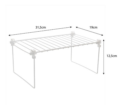 Repisa Para Mueble Cocina Mediana Blanco