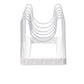 Soporte Para Tapas De Ollas Blanco