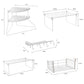 Kit Organizador Cocina 5 Unidades Blanco